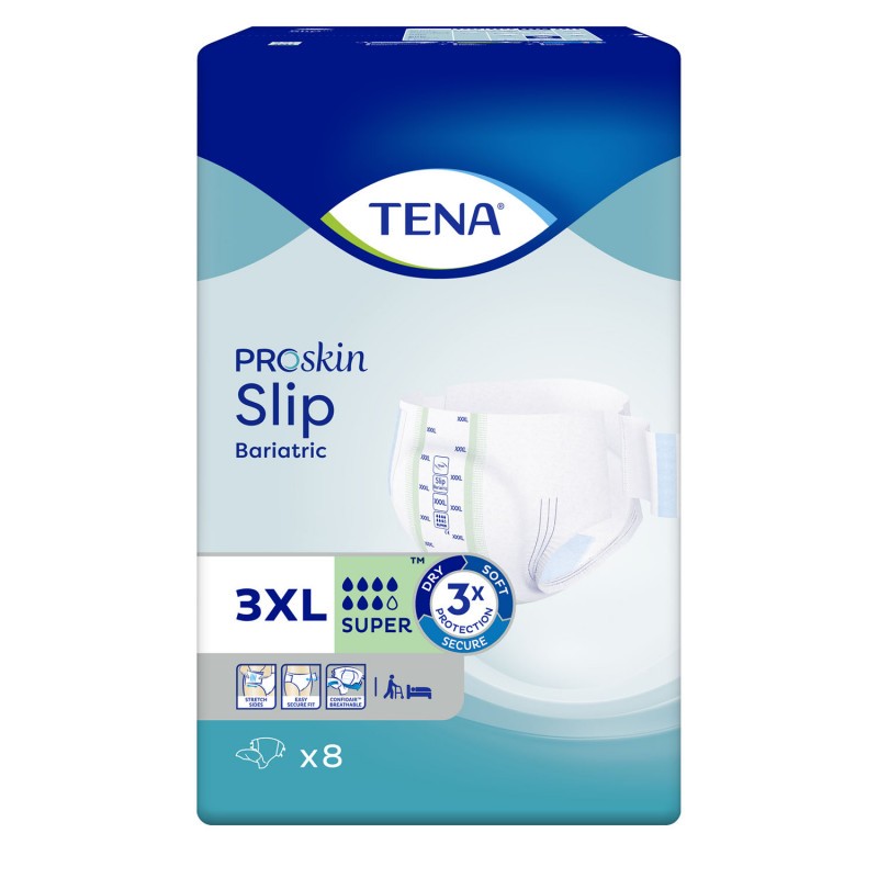 TENA Slip XXXL Bariatric Super Tena Slip - 1