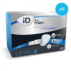 Confezione da 6 pacchetti di ID per uomini di livello 2 Ontex ID For Men - 2