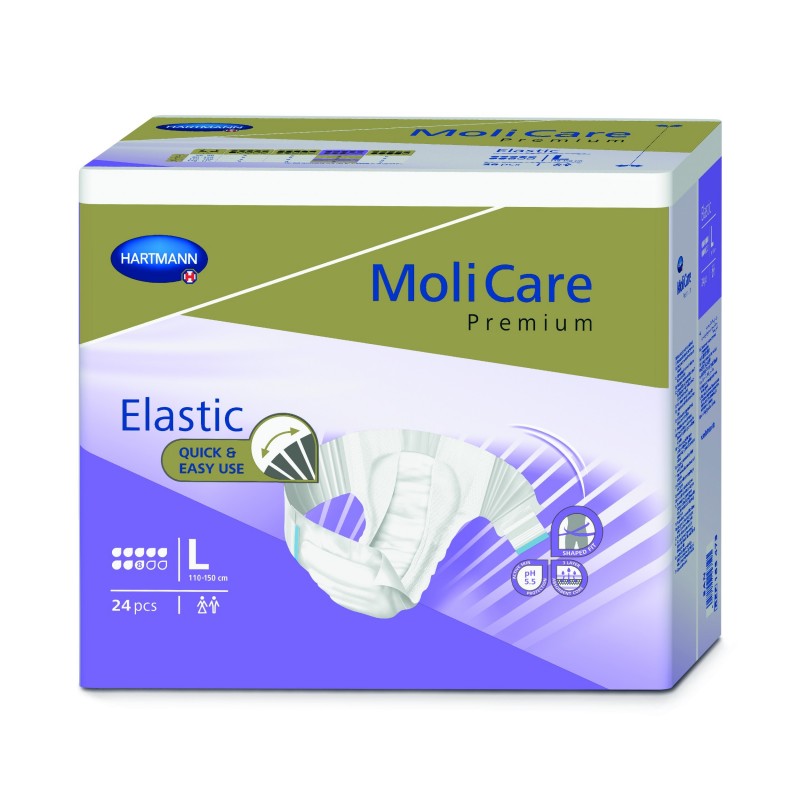 Echantillon MoliCare Premium Elastic - L - 8 gouttes Hartmann Molicare Elastic - 1