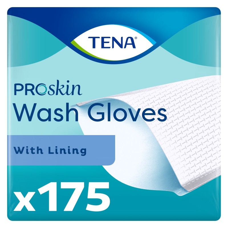 TENA Wash Gloves - Guanti laminati Tena - 1