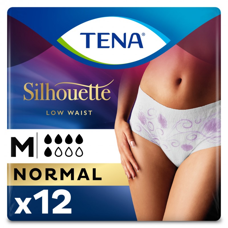 TENA Silhouette M Bianco - Mutande assorbenti donna