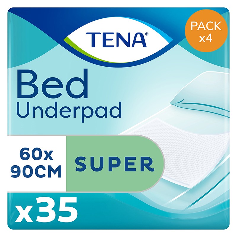 Confezione da 4 buste di TENA Bed Super - 60x90 Tena Bed - 1