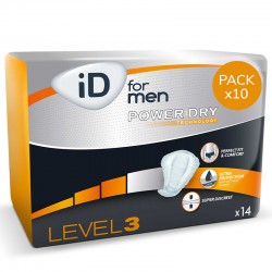 Confezione da 10 pacchetti di ID per uomini di livello 3 Ontex ID For Men - 1
