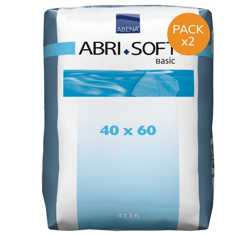 Confezione da 2 sacchetti di Abri-Soft basic 40x60 Abena Abri Soft - 1