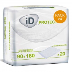 Confezione da 4 pad ID Expert Proteggi Super Bordable - 90x180 Ontex ID Expert Protect - 1