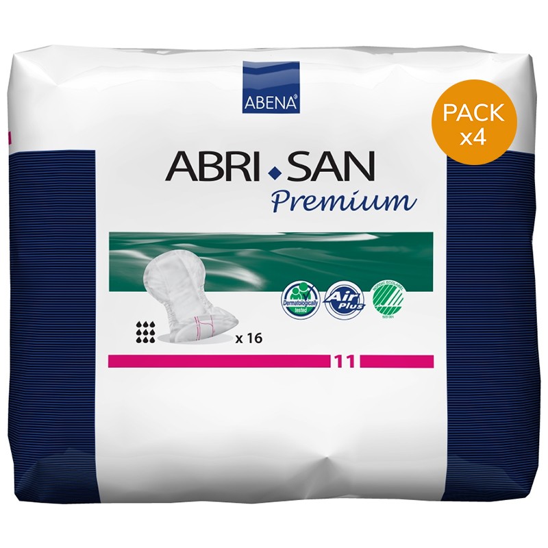 Confezione da 4 pacchi di Abri-San Premium N ° 11 Abena Abri San - 1