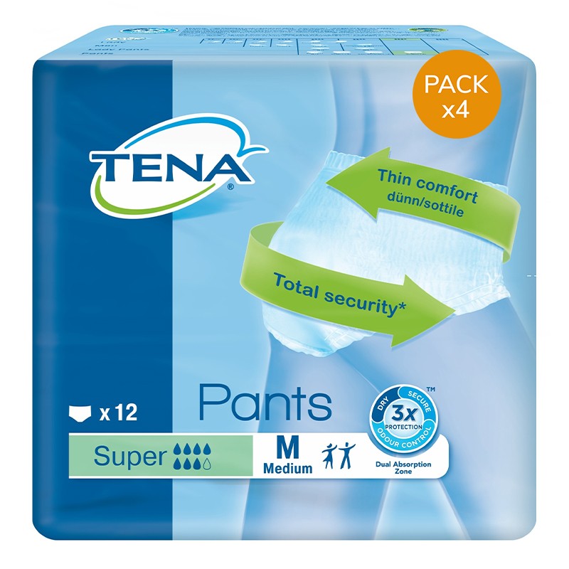 Confezione da 4 pantaloni TENA M Super Tena Pants - 1
