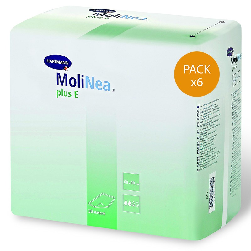 Confezione da 6 sacchetti di MoliNea ® Plus E - 40x60 Hartmann BedMat - 1