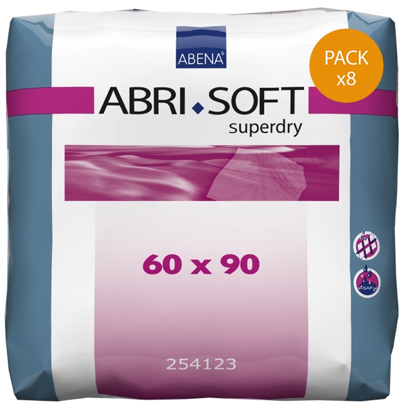 Confezione da 8 sacchetti di Abri-Soft - SuperDry - 60x90 Abena Abri Soft - 1