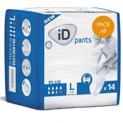 Confezione da 8 buste di ID Pants L Plus Ontex ID Pants - 1