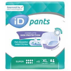 Ontex-ID Pants XL Super (nuovo) - Slip/Pantaloni assorbenti