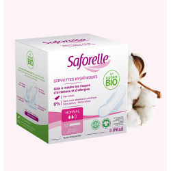 Saforelle - Serviettes hygiéniques Extra Fines en Coton Bio (x10) Saforelle - 1