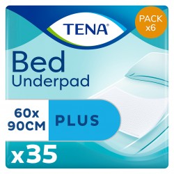 Coprimaterassi - TENA Bed Plus - 60x90 - Confezione da 6 bustine Tena Bed - 1