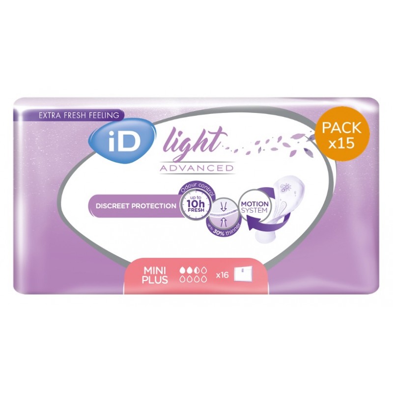 Confezione da 15 sacchetti di ID Light Mini Plus Ontex ID Light - 1