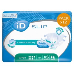 Confezione da 12 buste di Expert ID Slip XS Super Ontex ID Expert Slip - 1