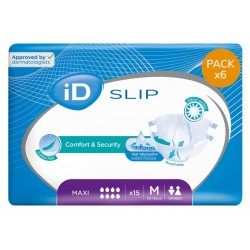 Confezione da 6 buste di ID Expert Slip M Maxi Ontex ID Expert Slip - 1