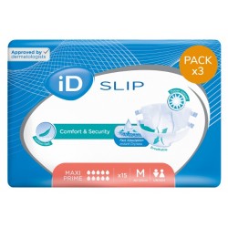 Confezione da 3 bustine di iD Expert Slip - M - Maxi Prime Ontex ID Expert Slip - 1