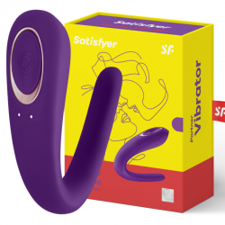 VIBRATORE GIOCATTOLO PARTNER CHE STIMOLA ENTRAMBI I PARTNER SATISFYER  - 1