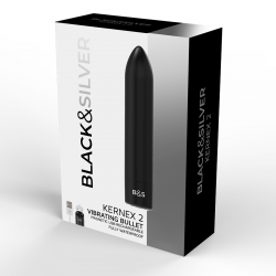 BLACKSILVER BULLET VIBRATING  KERNEX 2 BLACK BLACK&SILVER - 1