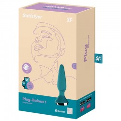 PLUG SODDISFATTO ILICIOUS 1 PLUG VIBRATORE - VERDE SATISFYER  - 5