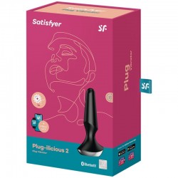 VIBRATORE SODDISFACENTE PLUG ILICIOUS 2 PLUG - NERO SATISFYER  - 5