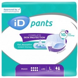 Slip/Pantaloni assorbenti - Ontex-ID pantaloni L Maxi (nuovo)