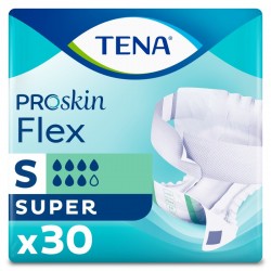 Couches adultes à ceinture - TENA Flex ProSkin Super S - Pack de 3 sachets Tena Flex - 1