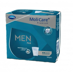 Protection urinaire homme - MoliCare Premium Men 2 gouttes - Pack de 4 sachets  - 2