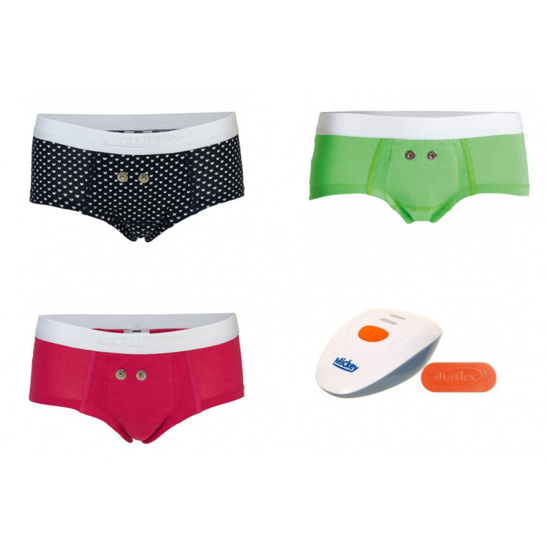 Pack de 3 boxers filles Uriflex + alarme stop pipi Mickey URIFLEX - 3