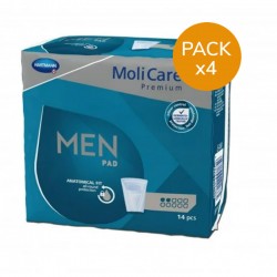 Hartmann MoliCare Premium Men 2 gocce - confezione da 4 sacchetti - Protezione urinaria maschile Hartmann Molicare Premium Men -