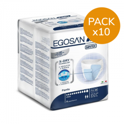 EGOSAN Pants M X-Dry - Confezione da 10 sacchetti - Slip / Pantaloni Assorbenti Egosan Pants - 1