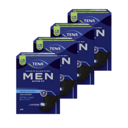 TENA Men Extra Light - Assorbenti uomo - Confezione da 4 bustine Tena Men - 7