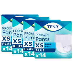 TENA Pants XS Plus - Confezione da 4 bustine Tena Pants - 6