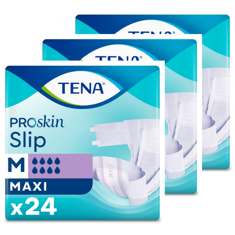 TENA Slip M Maxi - Confezione da 3 bustine - Pannolini a mutandina Tena Slip - 7