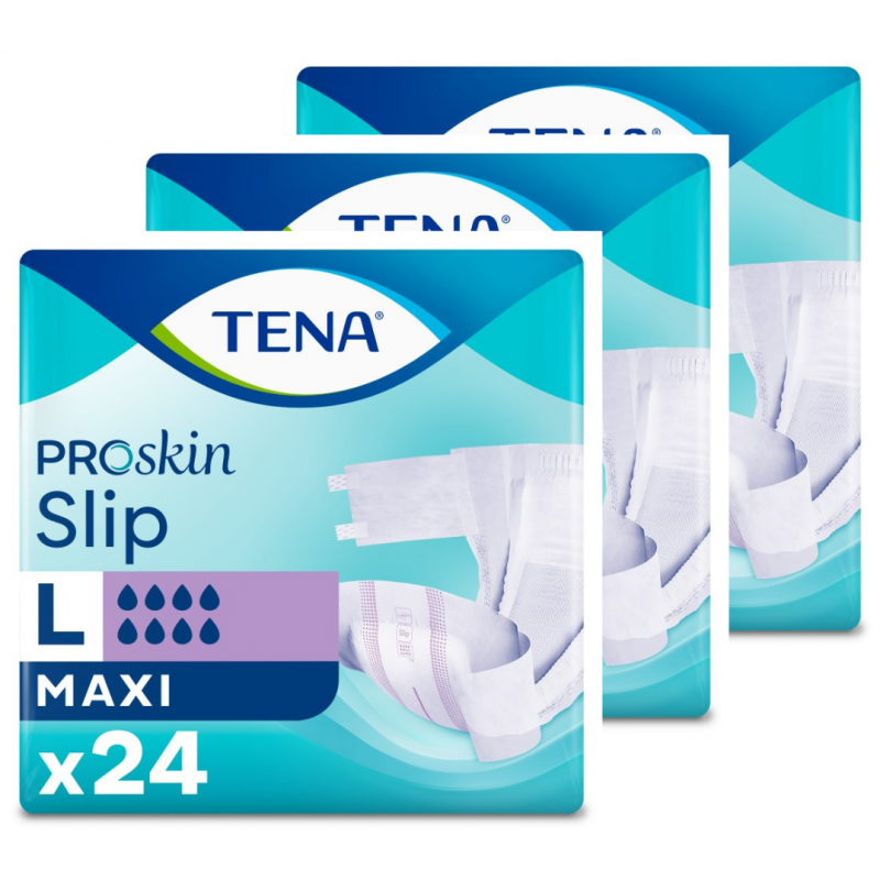 TENA Slip L Maxi - Confezione da 3 bustine - Pannolini a mutandina Tena Slip - 7