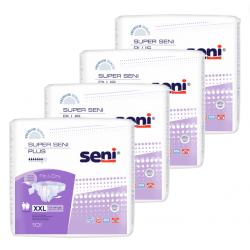 Seni Super Plus XXL - Confezione da 4 bustine - Pannolini a mutandina Super Seni - 4