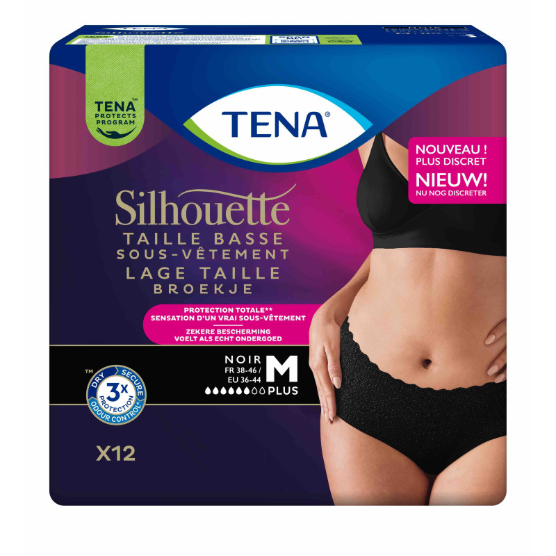 Tena Silhouette M (vita bassa) - Mutande assorbenti donna Tena Silhouette - 1