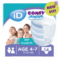 copy of Ontex ID Comfy Junior 4-7 anni - Mutande assorbenti per bambini Ontex ID Comfy Junior - 1