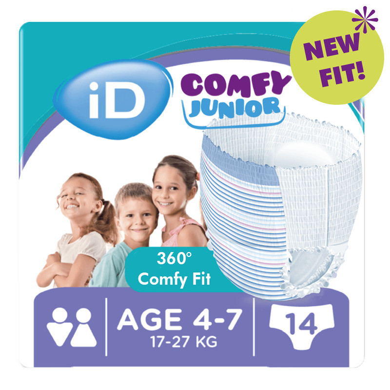 copy of Ontex ID Comfy Junior 4-7 anni - Mutande assorbenti per bambini Ontex ID Comfy Junior - 1