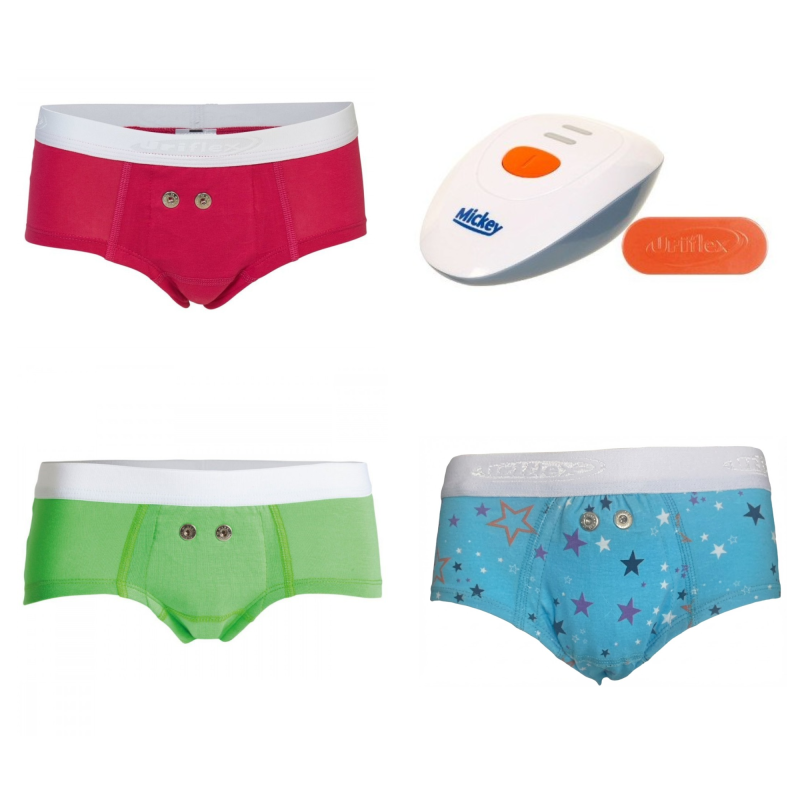 Uriflex - Confezione da 3 boxer per bambina + allarme pipì di Mickey URIFLEX - 1