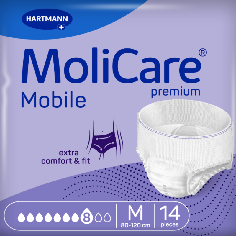 copy of MoliCare Mobile - Slip/Pantaloni assorbenti - 8 gocce - M Hartmann MoliCare Premium Mobile - 1