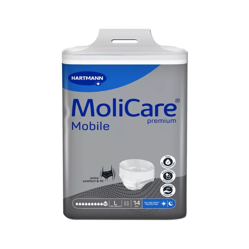 Hartmann Molicare Mobile L - 10 gocce - Mutande assorbenti Hartmann MoliCare Premium Mobile - 1