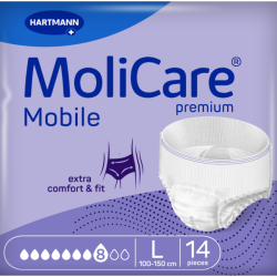MoliCare Mobile - Slip/Pantaloni assorbenti - 8 gocce - L Hartmann MoliCare Premium Mobile - 4